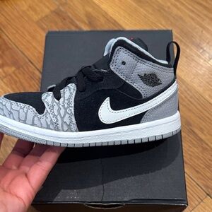 Nike Black and Gray Kids' Sneakers